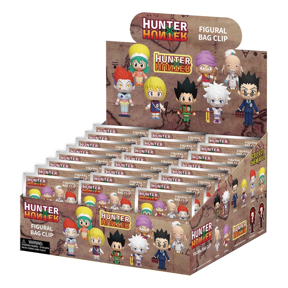 Hunter x Hunter 3D Colgantes Peluche Expositor Serie 1 (24) Frikytopia