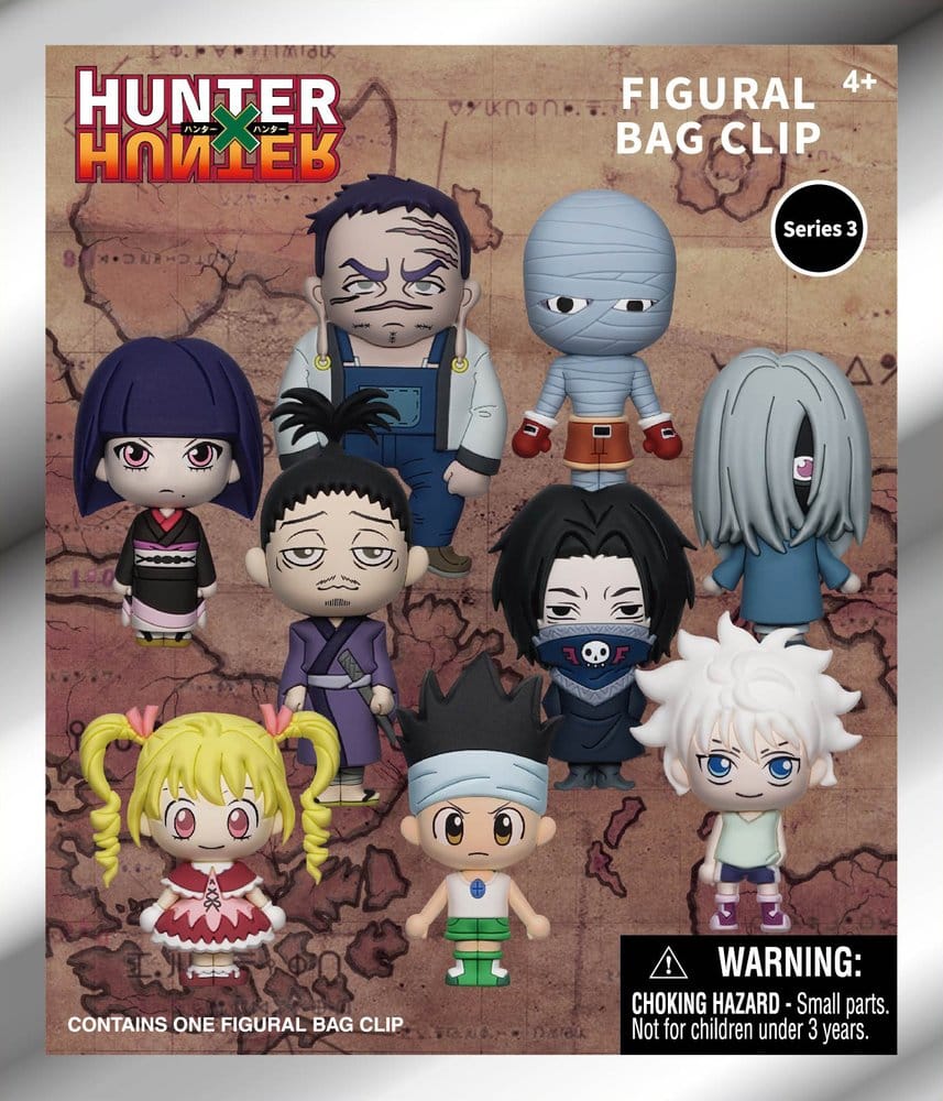 Hunter x Hunter 3D Colgantes de PVC Serie 3 Expositor (24)