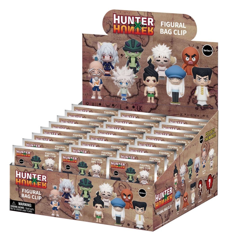 Hunter x Hunter 3D Colgantes de PVC Serie 4 Blind Bag Expositor (24)