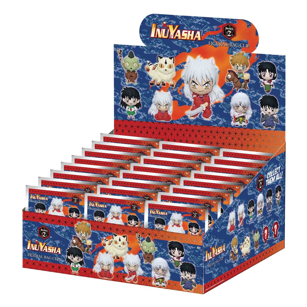 InuYasha 3D Colgantes Peluche Expositor Serie 2 (24) Frikytopia