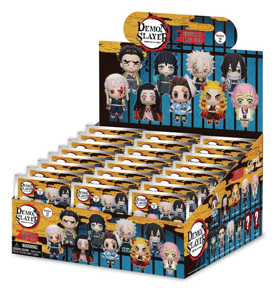 Demon Slayer: Kimetsu no Yaiba Colgantes PVC Series 2 Expositor (24) Frikytopia