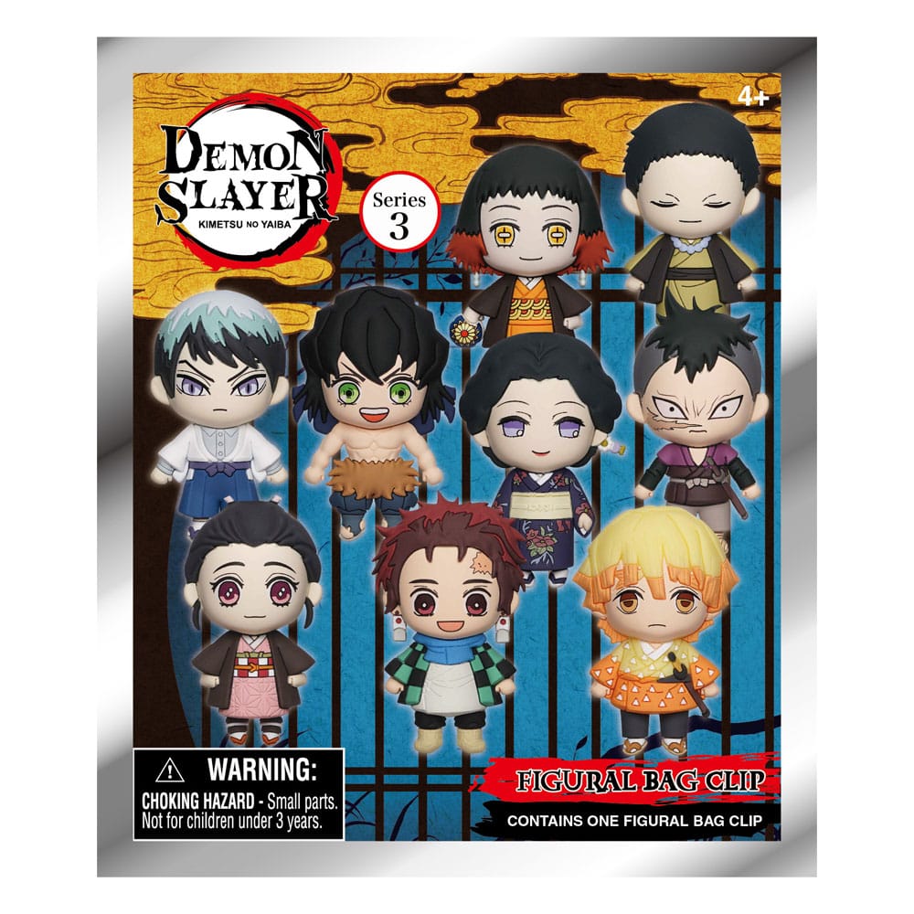 Demon Slayer: Kimetsu no Yaiba Colgantes PVC 3D Series 3 Expositor (24)