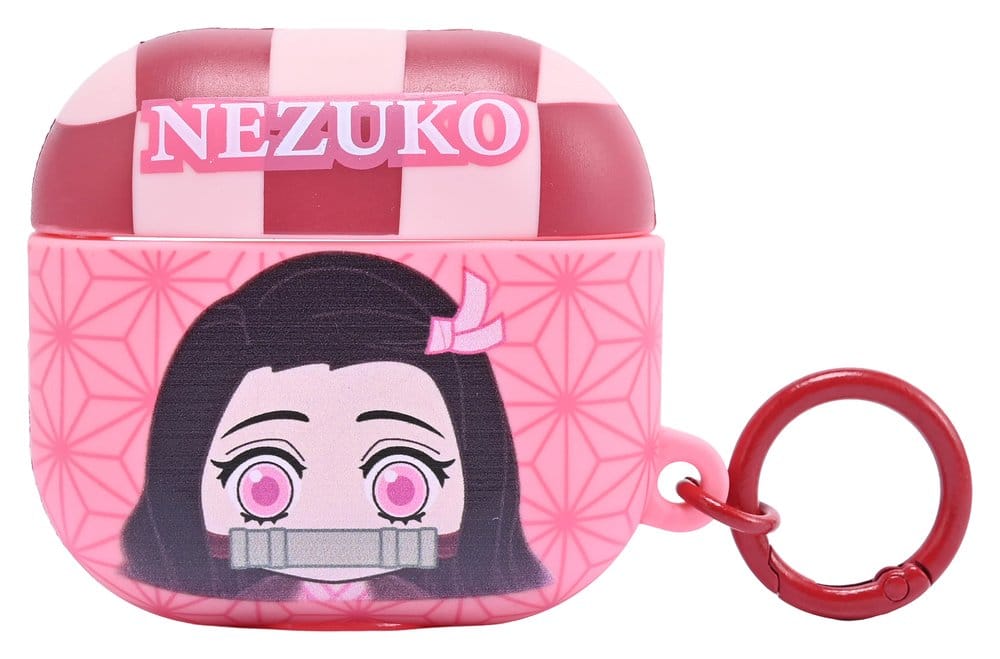 Guardianes de la Noche Funda para Airpods de Espuma 3D Colgante para Bolso Nezuko Expositor (12)