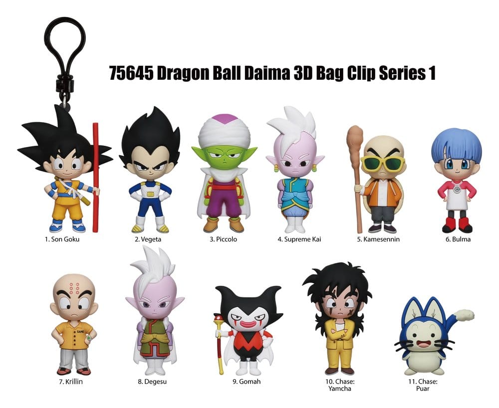 Dragon Ball Daima 3D Colgantes de PVC Serie 1 Blind Bag Expositor (24)