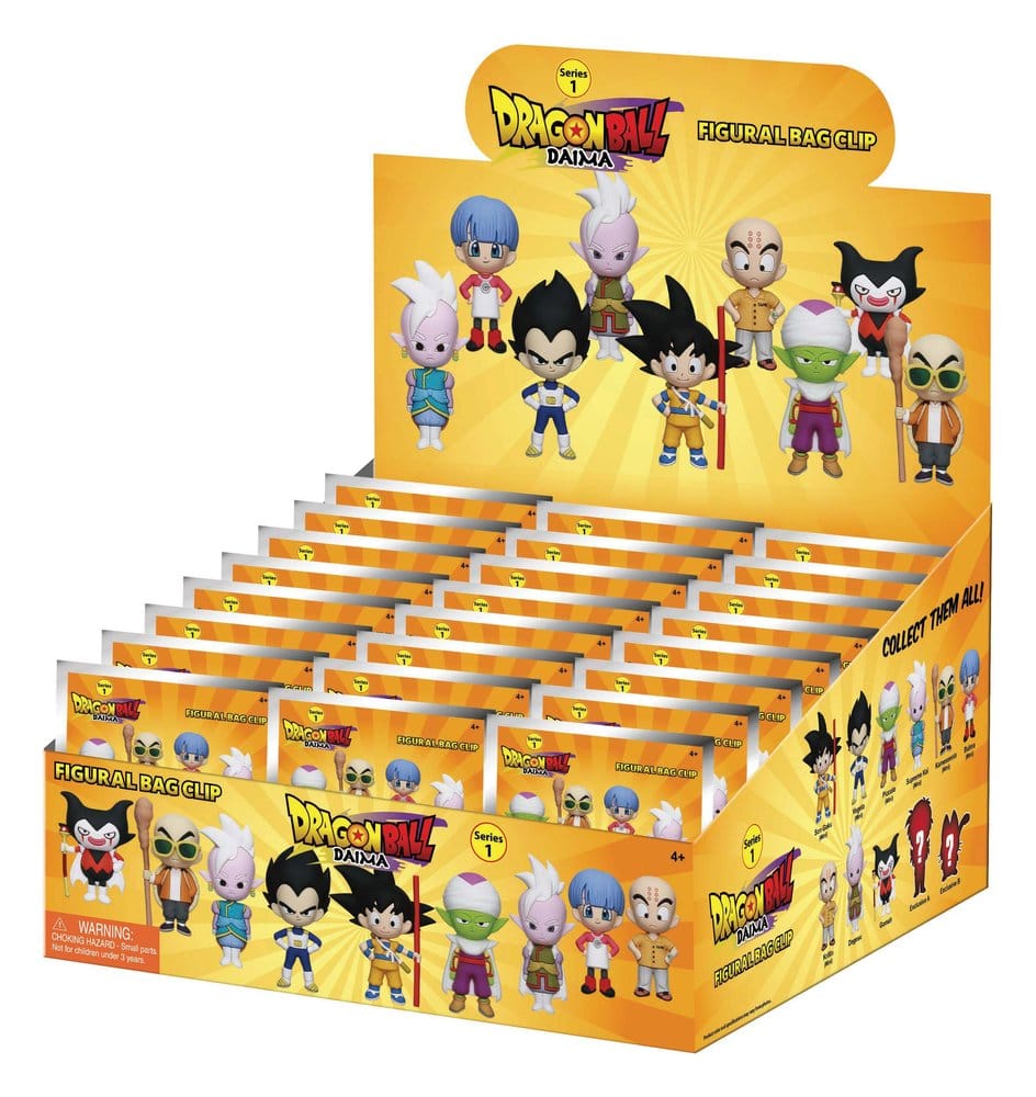 Dragon Ball Daima 3D Colgantes de PVC Serie 1 Blind Bag Expositor (24)