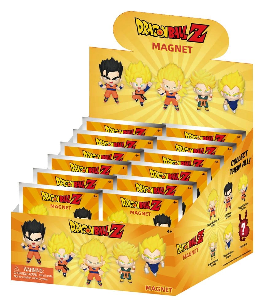 Dragonball Z 3D Imanes de PVC Serie 1 Blind Bag Display (12) Frikytopia