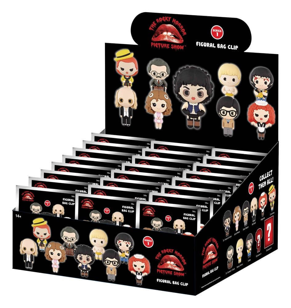 The Rocky Horror Picture Show 3D Colgantes de PVC Serie 1 Blind Bag Expositor (24)