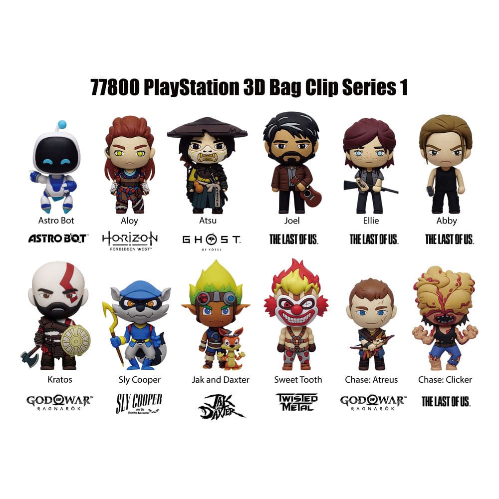 Playstation 3D Colgantes Peluche Expositor Serie 1 (24)