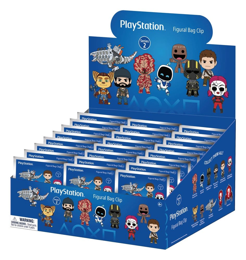 Sony PlayStation Colgantes para Bolso de PVC 3D Serie 2 Expositor (24) Frikytopia