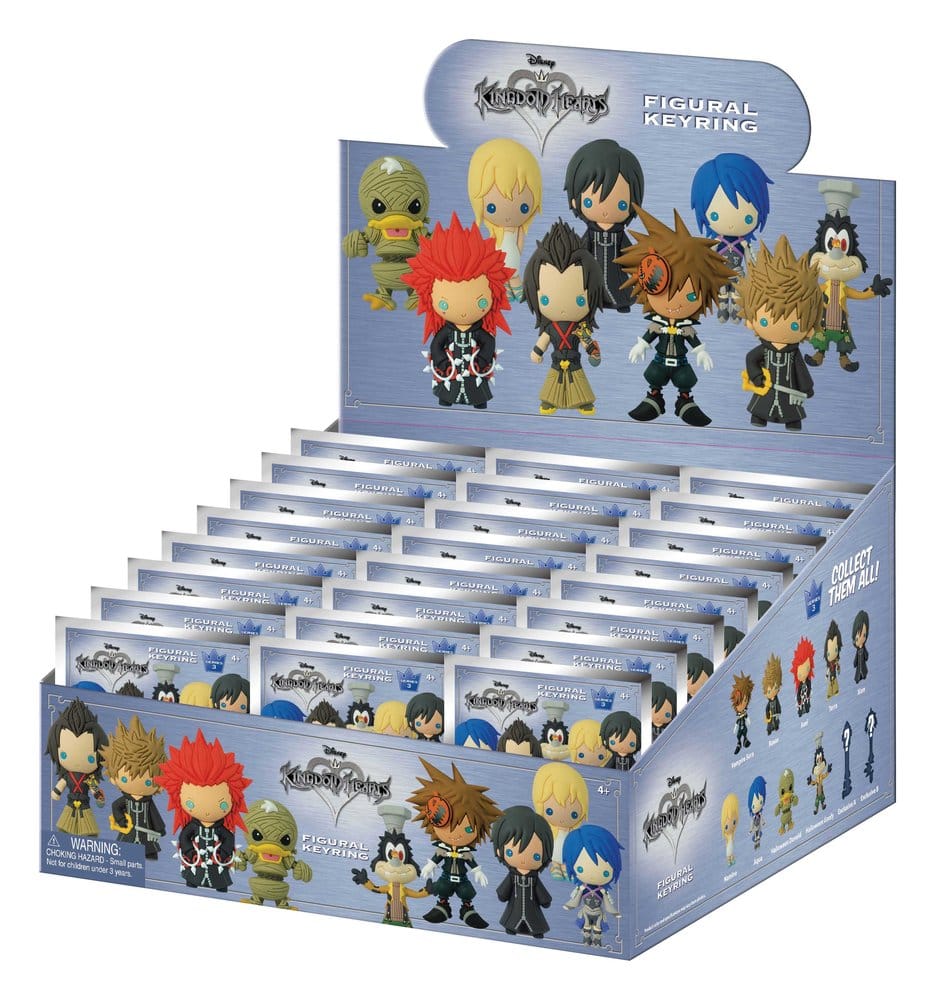 Kingdom Hearts 3D Colgantes PVC Series 3 Expositor (24) Frikytopia