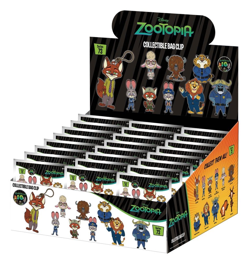 Zootopia 3D Colgantes Peluche Serie 73 Expositor (24)