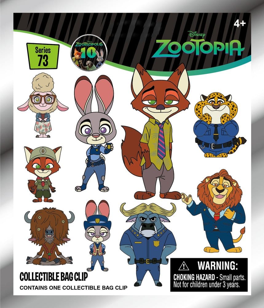 Zootopia 3D Colgantes Peluche Serie 73 Expositor (24)