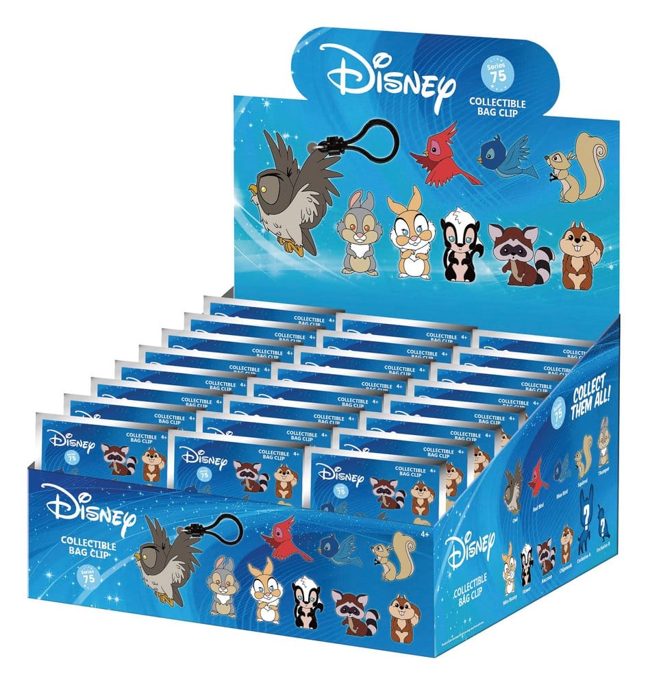 Disney 3D Colgantes de PVC Personajes del Bosque Serie 76 Expositor (24) Frikytopia