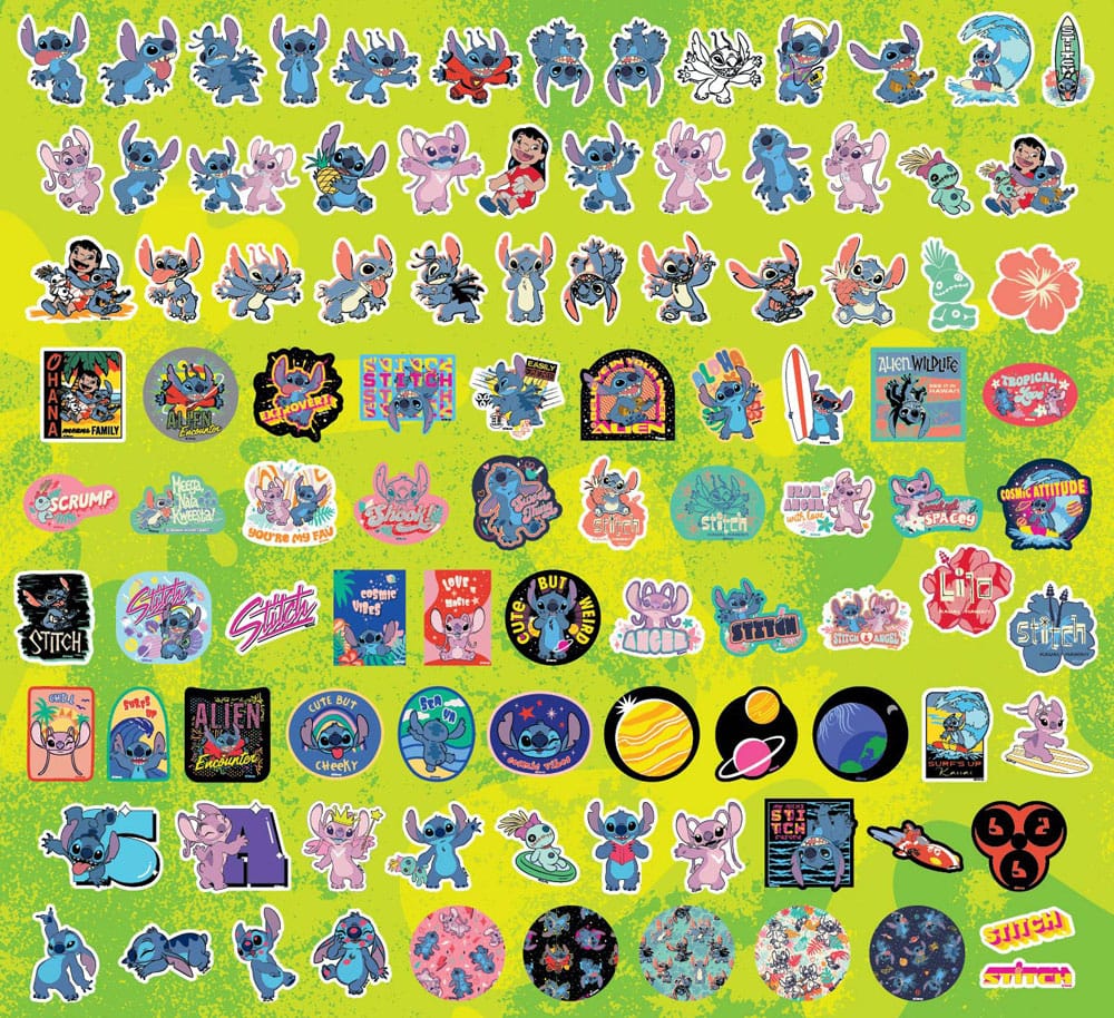 Lilo & Stitch Set de pegatinas 100 Piezas Surtido (20)