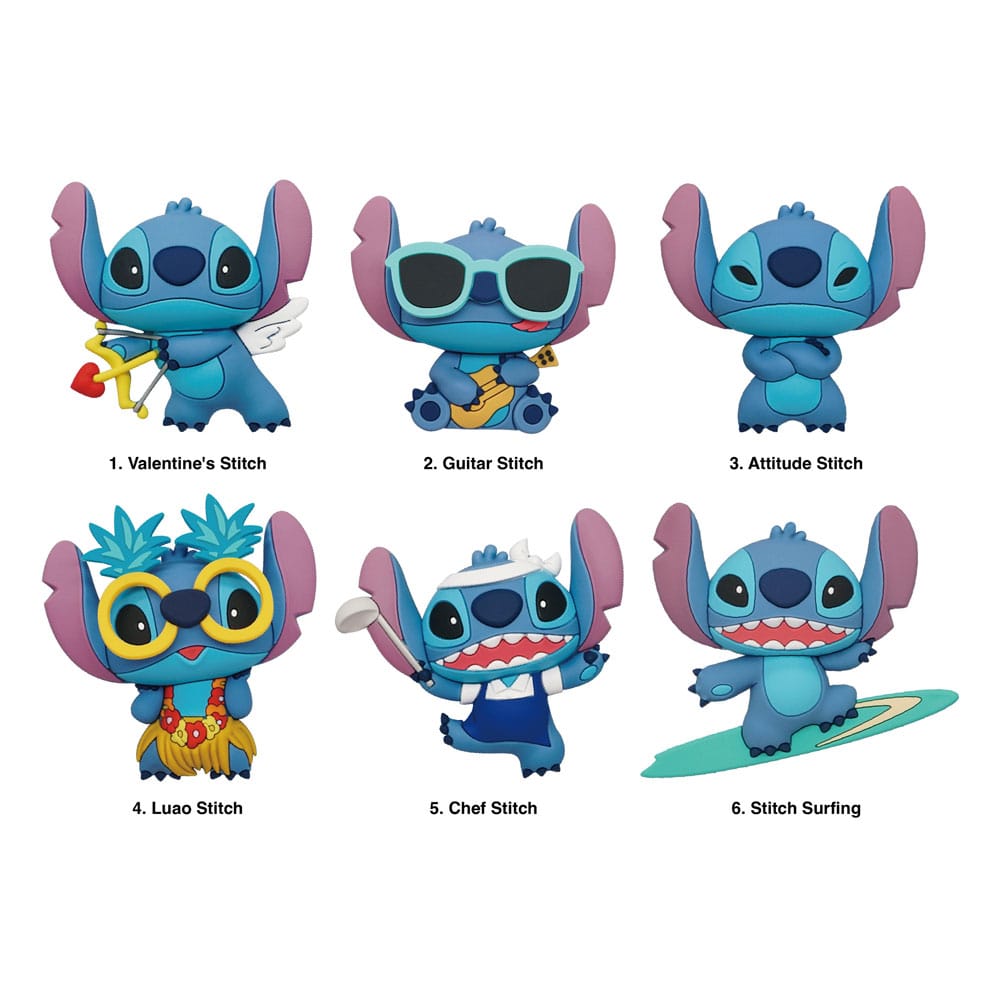 Lilo & Stitch Imáns 3D Series 2 Expositor (12) Frikytopia