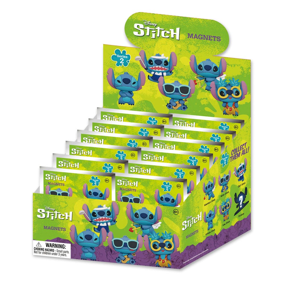 Lilo & Stitch Imáns 3D Series 2 Expositor (12)