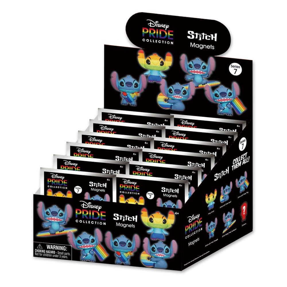 Lilo & Stitch Imáns blind pack Stitch Series 7 Expositor (12) Frikytopia