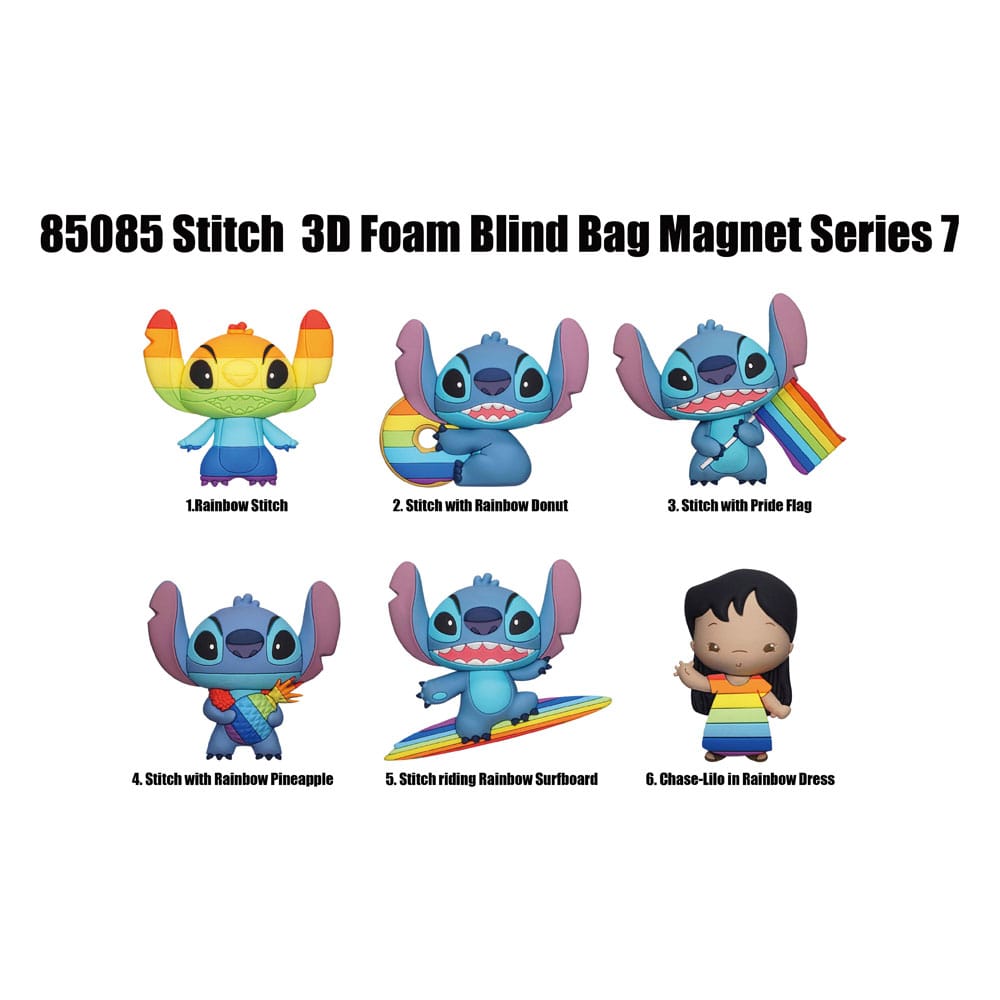 Lilo & Stitch Imáns blind pack Stitch Series 7 Expositor (12)