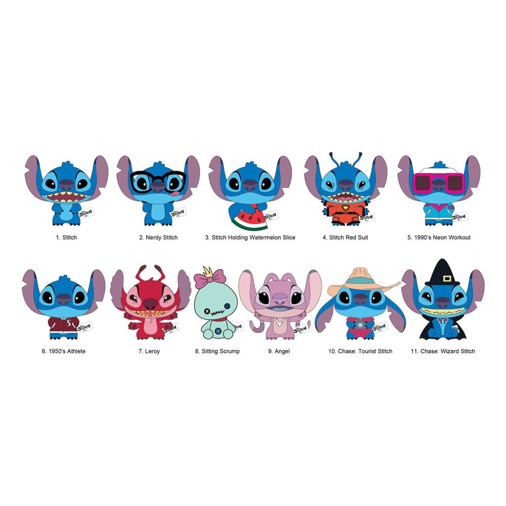 Lilo & Stitch Colgantes Peluche Stitch Expositor (24) Frikytopia