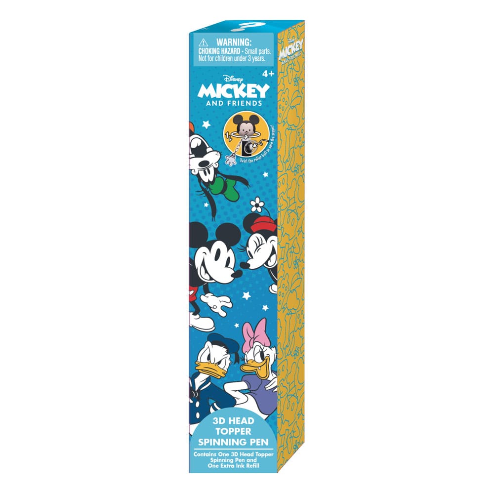 Mickey and Friends 3D Head Topper Bolígrafo Spinning Pen Expositor Blind Box (16)