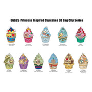 Disney Princesa 3D Colgantes Peluche Expositor Cupcake (24)