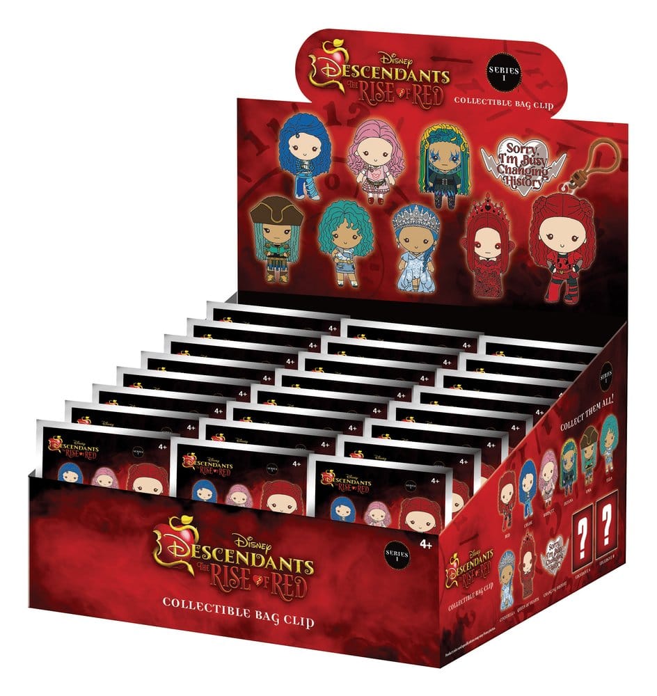 Descendants 3D Colgantes de PVC Serie 1 Expositor (24)