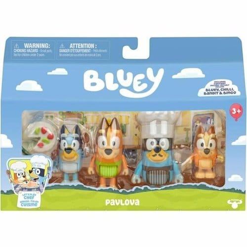 Bluey Lets Play Figuras 4-pack Chef Pavlova