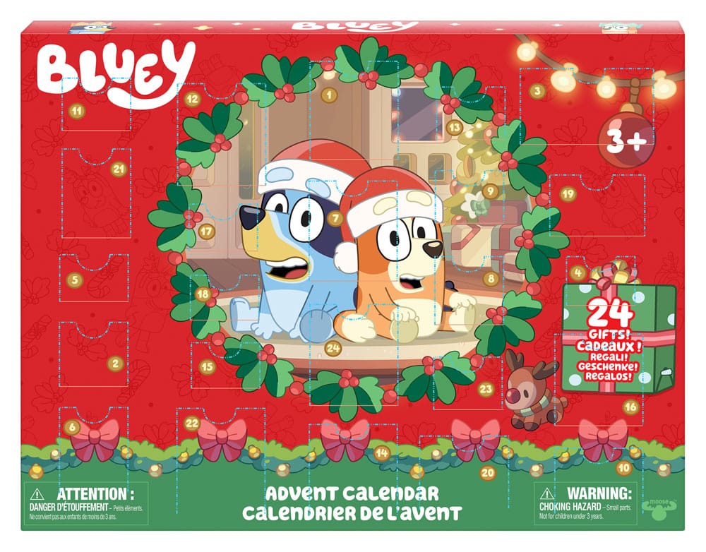 Bluey Calendario de adviento Miniaturas de Juego Frikytopia