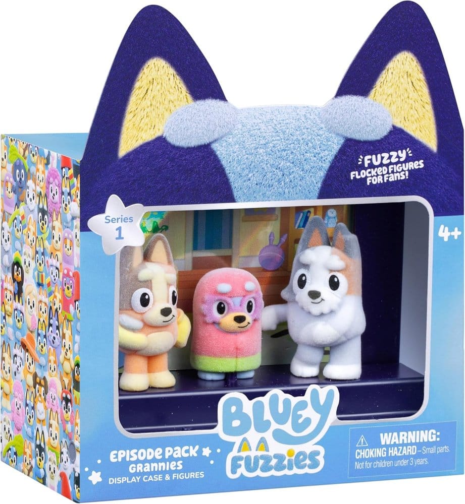 Bluey Fuzzies Pack de Episodio Expositor (12)