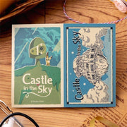 El castillo en el cielo Pegatinas Robot & Castle Laputa Retro