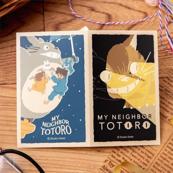 Mi vecino Totoro Pegatinas Catbus & Flying Totoro Retro Frikytopia
