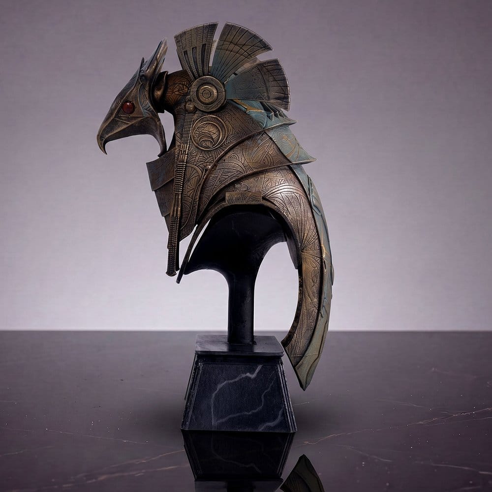 Stargate Desktop Replica Réplica de Casco Horus Guard Helmet 15 cm