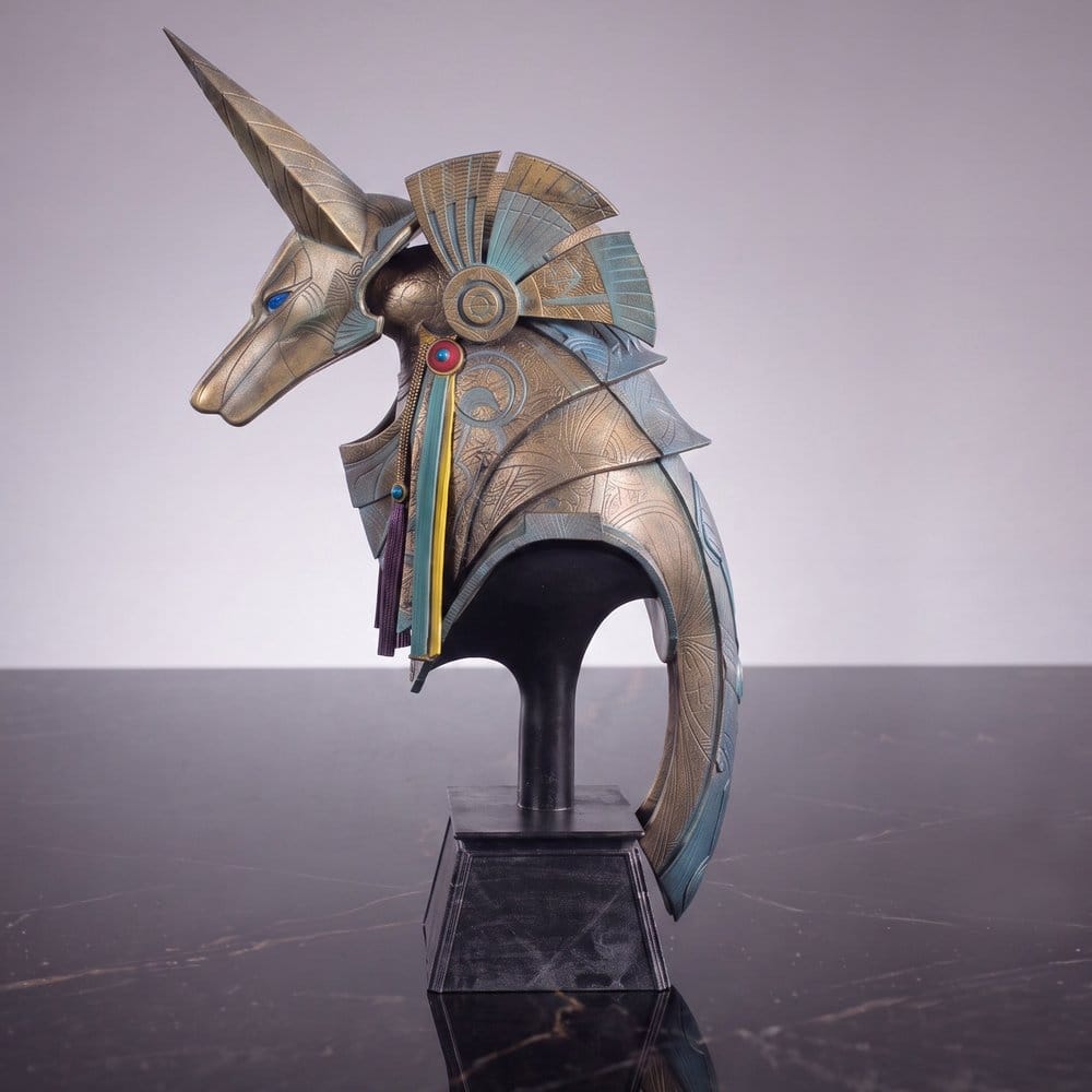 Stargate Desktop Replica Réplica de Casco Jackal Guard Helmet Anubis 15 cm