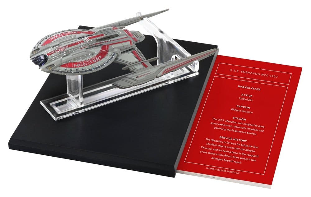 Star Trek Modelo Die-Cast U.S.S. Shenzhou NCC-1227 10 cm