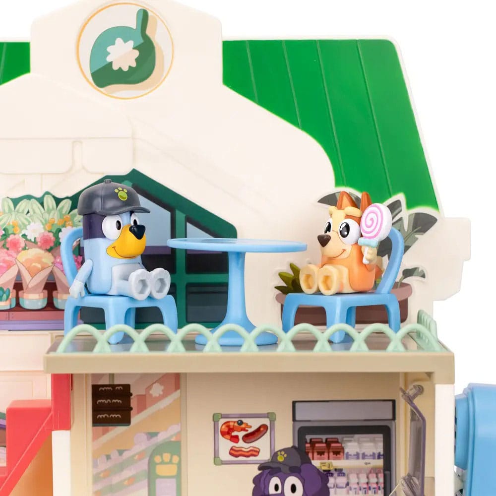 Bluey Set de juego Minifiguras Bluey Let's Play Chef Supermercado