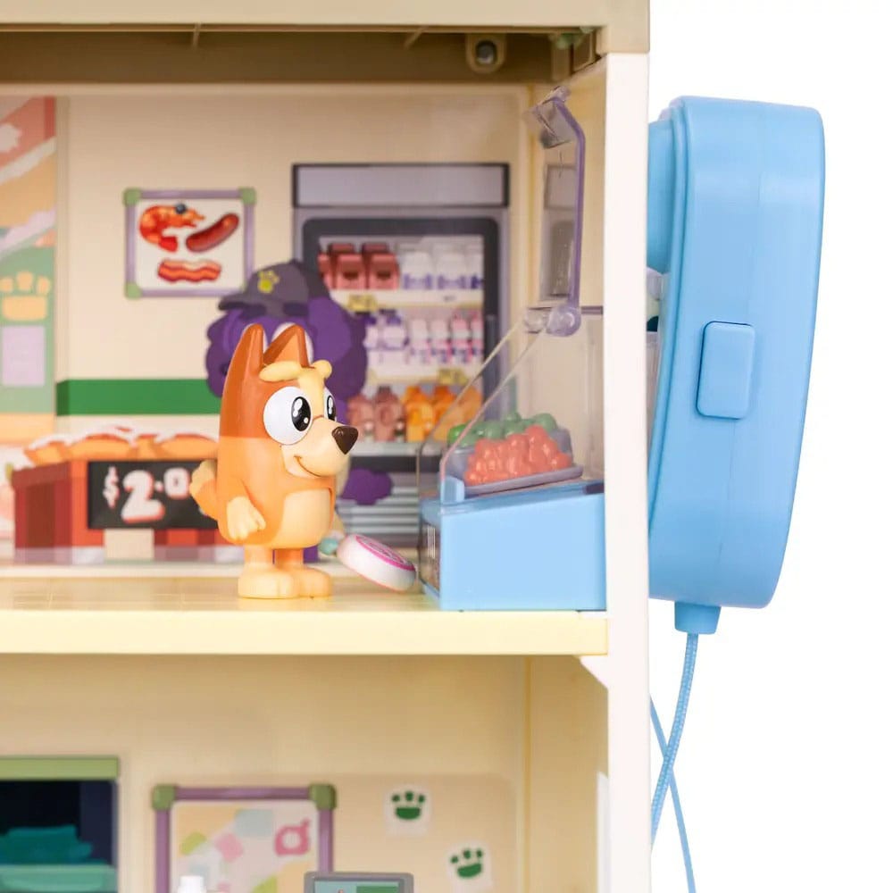 Bluey Set de juego Minifiguras Bluey Let's Play Chef Supermercado
