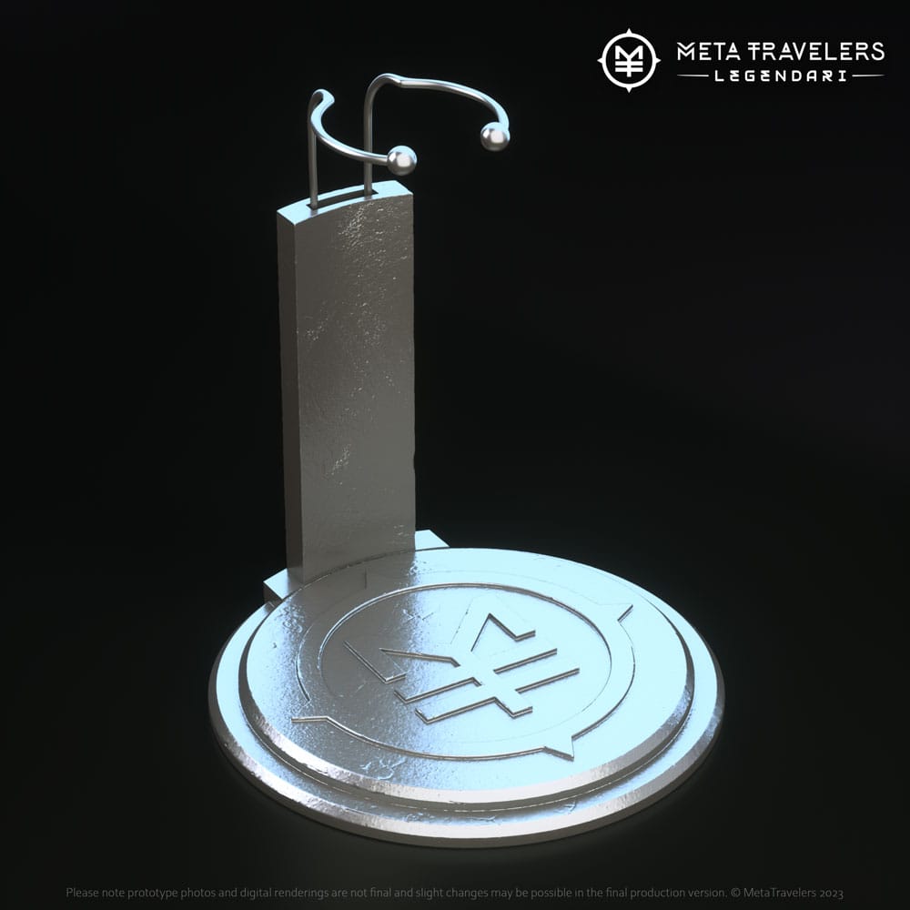 Legendari Soporte para Figuras con logotipo de MetaTravelers Frikytopia