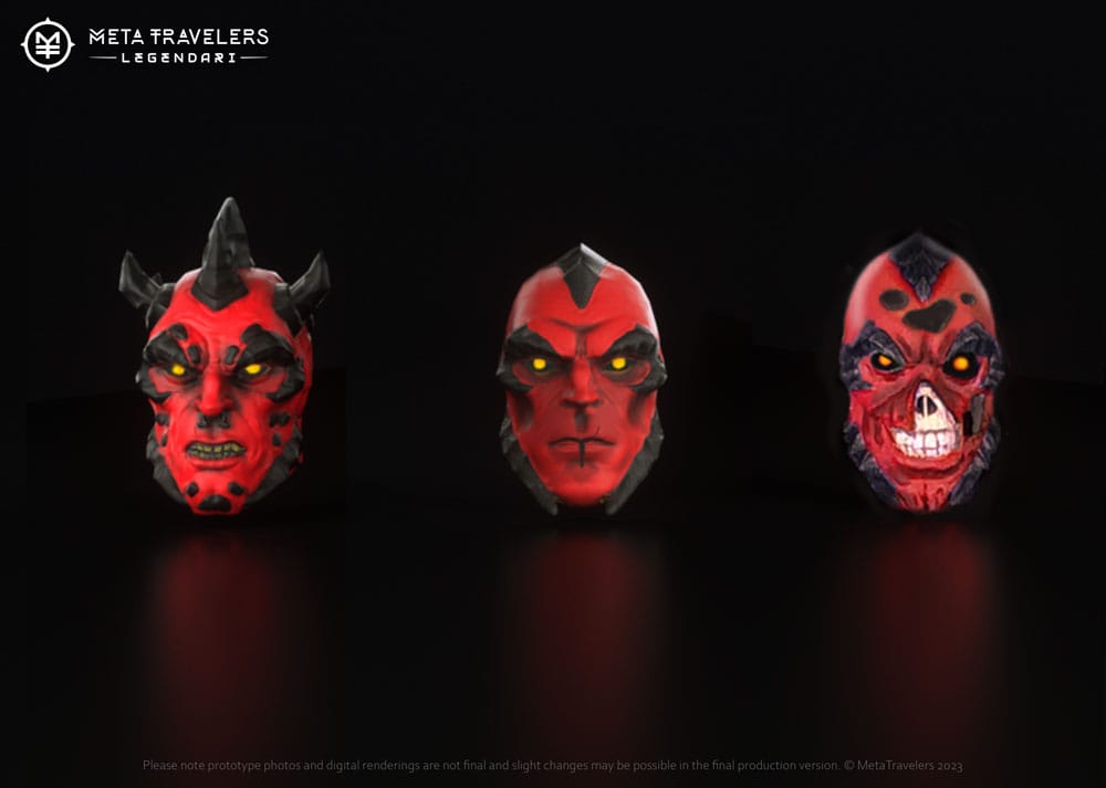 Legendari Accesorios Nibiru Villains Head Pack Frikytopia