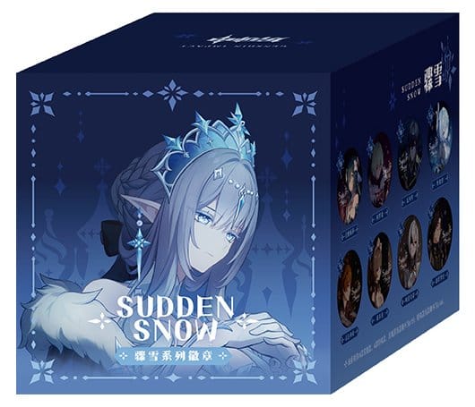 Genshin Impact Sudden Snow Series Chapas 6 cm Blind Box Expositor (6) Frikytopia
