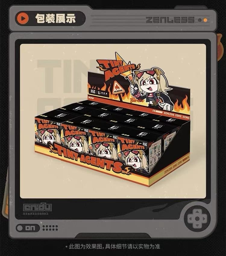 Zenless Zone Zero figuras mini PVC Tiny Agents 8-10 cm Blind Box Display (12)