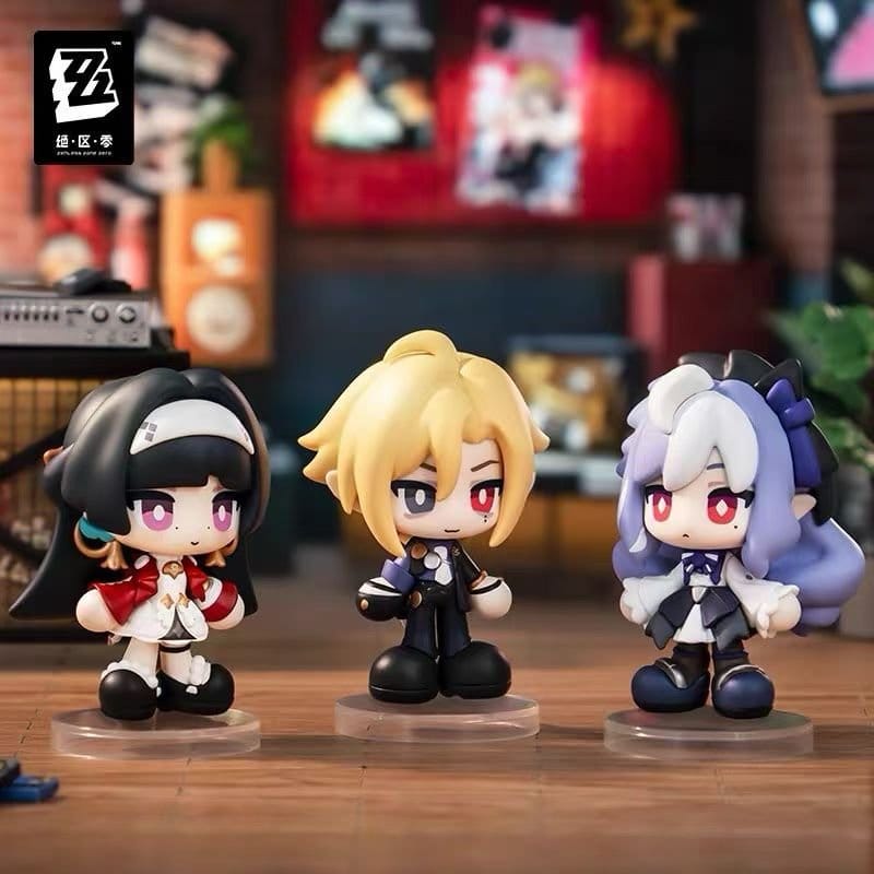 Zenless Zone Zero figuras mini PVC Tiny Agents 8-10 cm Blind Box Display (12)