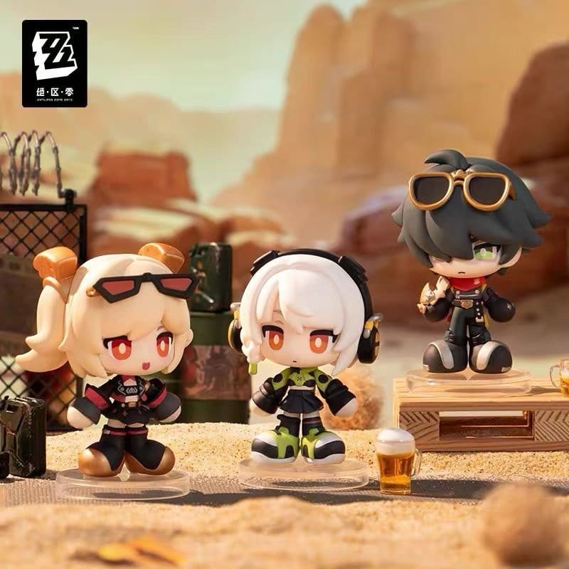 Zenless Zone Zero figuras mini PVC Tiny Agents 8-10 cm Blind Box Display (12)
