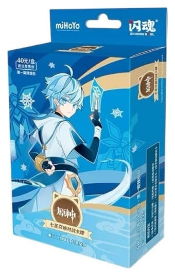 Genshin Impact Juego de Cartas Coleccionables - Pre-Build Starter Deck 07 - Chongyun - Series 1 *Edición China* Frikytopia