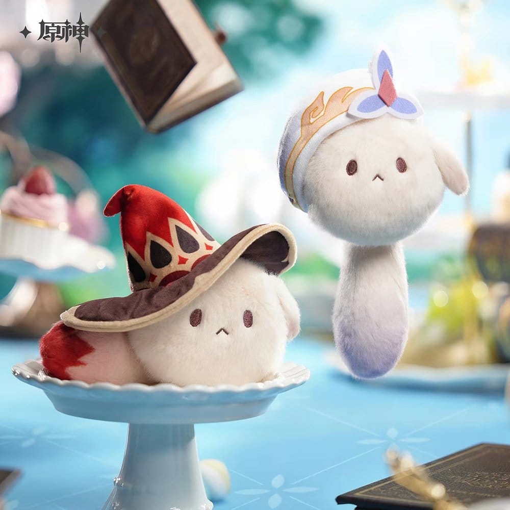 Genshin Impact Peluches Tea Party Companion Dodoco Cajas Sorpresas 17-20 cm Expositor (9)
