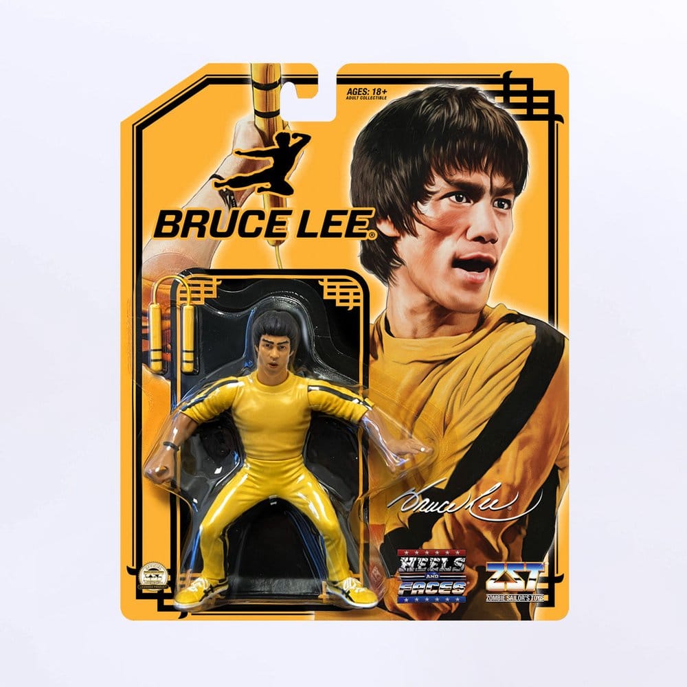 Bruce Lee Zombie Sailor's Toys Figura Yellow Tracksuit 11 cm