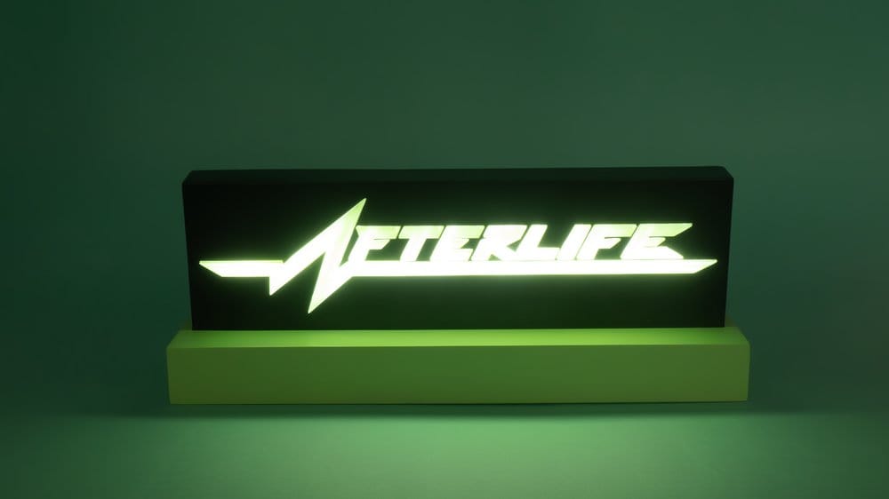 Cyberpunk 2077 Lámpara Logo Afterlife 8 cm