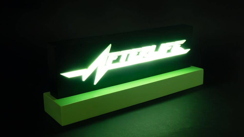 Cyberpunk 2077 Lámpara Logo Afterlife 8 cm