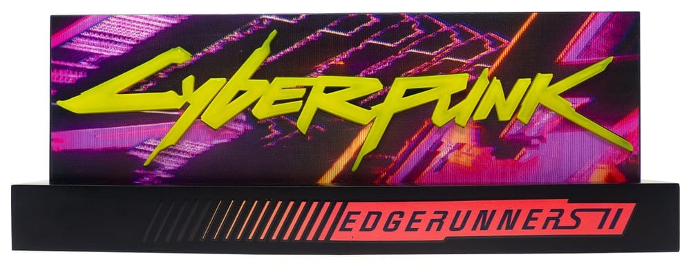 Cyberpunk: Edgerunners Lámpara Logo Edgerunner 2 8 cm Frikytopia
