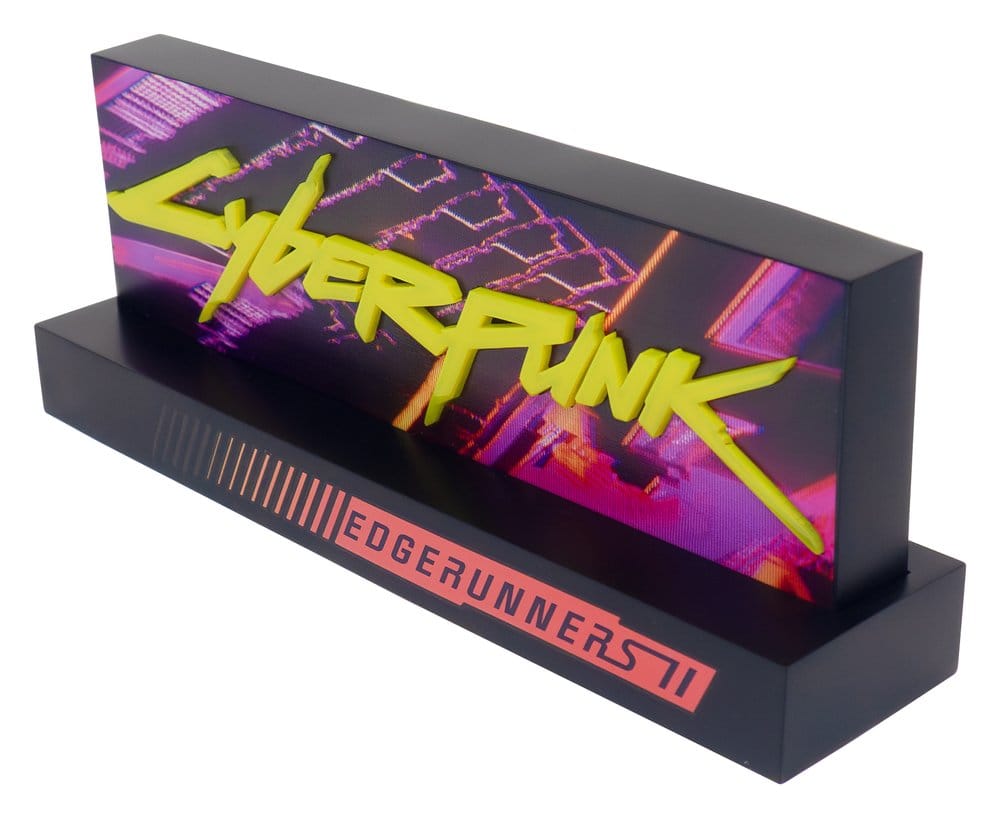 Cyberpunk: Edgerunners Lámpara Logo Edgerunner 2 8 cm