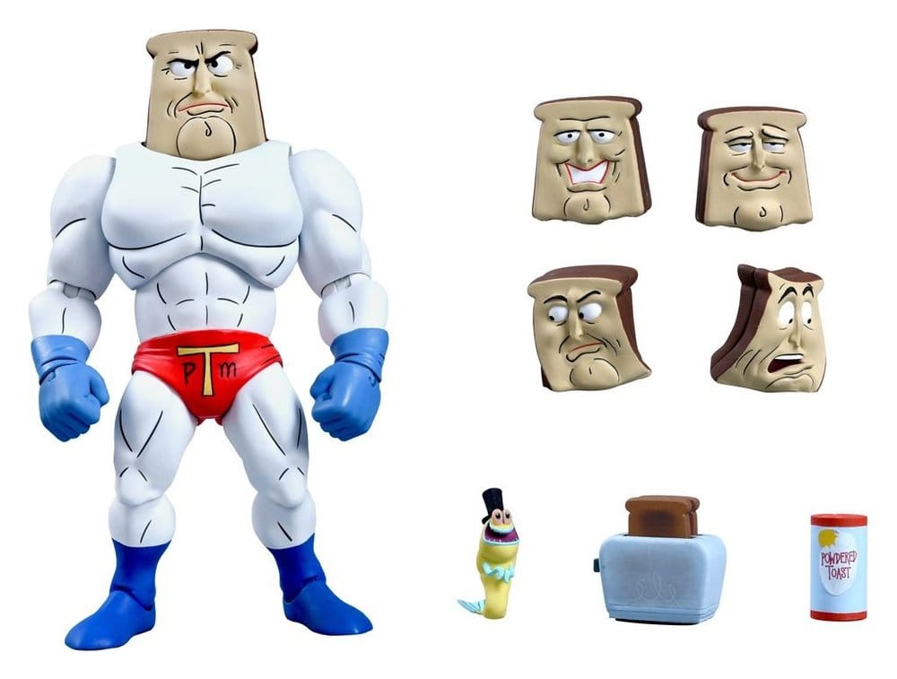The Ren & Stimpy Show Figura Ultimate Powdered Toast Man 18 cm Frikytopia